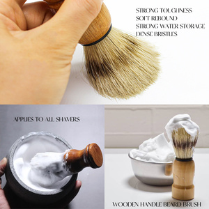 Salon <span class=keywords><strong>de</strong></span> coiffure en bois <span class=keywords><strong>poils</strong></span> <span class=keywords><strong>de</strong></span> <span class=keywords><strong>sanglier</strong></span> hommes soins <span class=keywords><strong>rasage</strong></span> nettoyage brosse à barbe hommes <span class=keywords><strong>blaireau</strong></span> cheveux brosse <span class=keywords><strong>de</strong></span> <span class=keywords><strong>rasage</strong></span> - Product Image 4