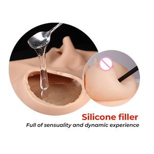 ETA High Collar Silicone Filled Transgender Huge <b>Fake</b> <b>Breast</b> Forms Realistic Huge Z Cup Boobs Tits for Cosplay Sissy Drag Queen - Product Image 5