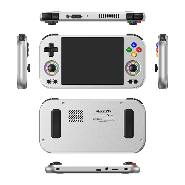 Newest Design 4.7 Inch Android 14.0 5300 Mah Anbernic Rg477m Handheld Game Console 128gb 256gb Support Ps2 Psp Ps1