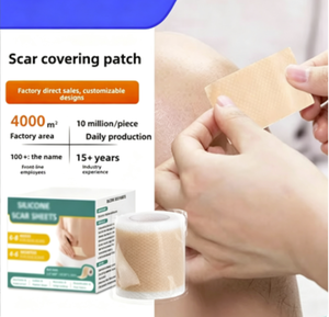 Parche de Silicona de Color Sólido para Cubrir Cicatrices, Base de Maquillaje Impermeable y Resistente al Sudor, Corrector de Piel - Product Image 1