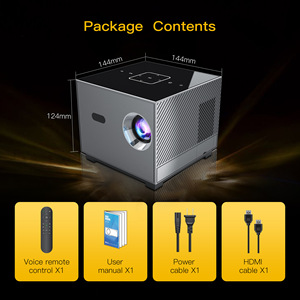 Mini Proyector LED Portátil al por Mayor, Compatible con 4K HDR10+ ±50 °   Proyector Inteligente Keystone con WiFi 2.4G/5G y Función de Duplicación de Pantalla Android - Product Image 1