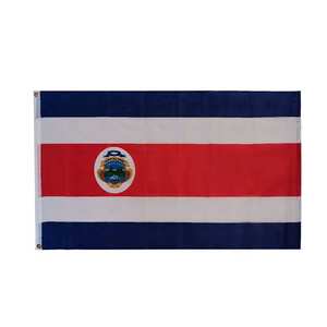 ธงประจำชาติของประเทศริก้า3X5ฟุตทำจากโรงงานสั่งทำโพลีเอสเตอร์พร้อมพิมพ์โลโก้แบนเนอร์คอสต้าริก้า - Product Image 6