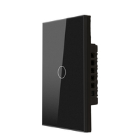 Nouveau design 2026 – Interrupteur mural tactile intelligent Wi-Fi Tuya 4 gangs 10A pour la domotique (norme US)