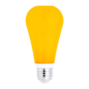 Lampadina a incandescenza E14 gialla 10W 220-240V luce calda per uso interno - Product Image 2