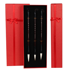 Dossiers en carton rectangulaires personnalisables de luxe de haute qualité avec gaufrage et revêtement UV pour pinceaux d'écriture et de <span class=keywords><strong>peinture</strong></span>, recyclables - Product Image 1