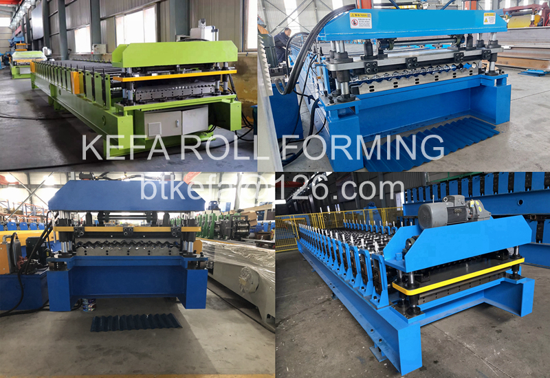 IBR and Corrugated double layer roof machine for South Africa
