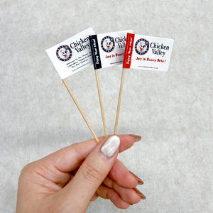 Palillos de Dientes con Forma Personalizada para Comida, Mini Banderas para Bar, Cócteles, Hamburguesas, Sándwiches, Pasteles, para Restaurante - Product Image 3