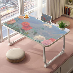 Table pliable sur canapé-lit avec fente pour <span class=keywords><strong>tablette</strong></span> et porte-gobelet pour regarder lire travailler sur le lit canapé bureau d'ordinateur portable pliant - Product Image 2
