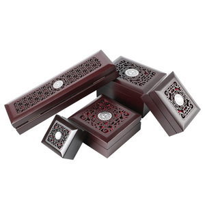 Cina fabbrica di ebano Teak canfora di legno di legno di cedro bracciale collana confezione regalo scatola regalo CNC parti in legno - Product Image 6