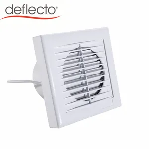 4 Inch Ce Ac 220V Abs Wandventilator Restaurant Raam Uitlaat Ventilator 6 Inch Kunststof Of Metalen Ventilator