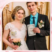 Tondiamo – Lot de 2 broches pendentifs ailes d'ange pour mariage, en fer – Breloque commémorative DIY pour la mariée et le marié (Or)