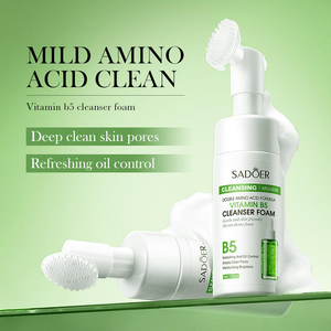 <span class=keywords><strong>Mousse</strong></span> Nettoyante Visage Moussante Apaisante et Réparatrice M pour le Contrôle de l'Acné à la Vitamine C, Nettoyage en Profondeur, Contrôle du Sébum pour Tous Types de Peaux 120ml - Product Image 3
