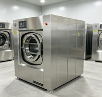 SUS304 Industrial Washing Machine 70kg Fully Suspended Washer Extractor for Hotel Hospital School Uniform Service