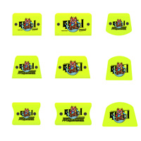 Qili Double-Tranchant Voiture Vêtements Grattoir Fenêtre TPU Film Transparent Lame D'essuie-Glace Outil