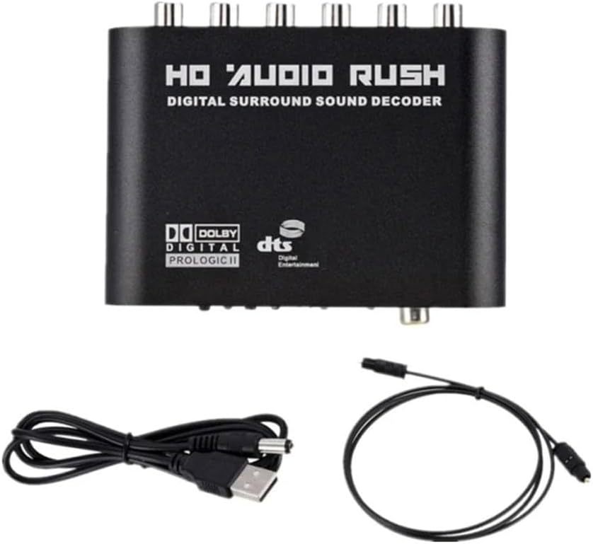 Analog <strong>Audio</strong> Device Optical SPDIF/Coaxial to <strong>5.1</strong> <strong>Digital</strong> <strong>Audio</strong> <strong>Decoder</strong> Converter