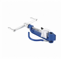 Pince à sangles autobloquantes en acier inoxydable à double verrouillage, machine à sangles auto-ajustable, coupe-sangles, capacité 8-25 mm, 1,9 kg