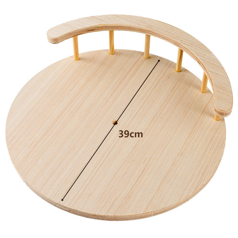 Grande planche de garde-corps ronde de 39 cm