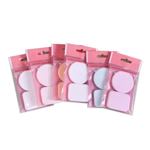 Ensemble de houppettes cosmétiques douces pour poudre libre, applicateurs de maquillage en latex pour usage humide et sec, houppettes de beauté - Product Image 6