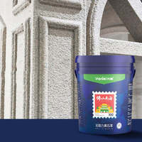 Wanlei Peinture professionnelle en fausse pierre à base d'eau pour la construction de murs extérieurs Revêtement liquide acrylique pour application par pulvérisation