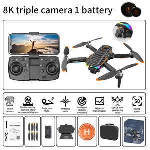 Cao-def sợi carbon F168 động cơ không chổi than <span class=keywords><strong>Quadcopter</strong></span> 4K HD Máy ảnh quang học dòng chảy trở ngại tránh 4km chụp ảnh trên không bay không người lái - Product Image 4