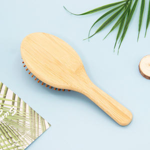 Cepillo de madera de <span class=keywords><strong>bambú</strong></span> 100% con logotipo personalizado, paleta de madera, ecológico, precio de fábrica - Product Image 3