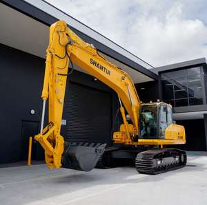 Excavadora de cadenas mediana SHANTUI de 20.8 toneladas SE215 con motor de alta potencia, bomba, caja de cambios y PLC en venta - Product Image 4