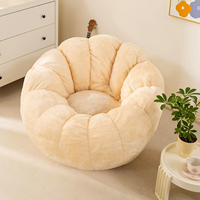 Fauteuil inclinable de luxe style Instagram nordique, en laine d'agneau douce, pour une relaxation optimale ; Canapé une place, chaise à bascule, Chine
