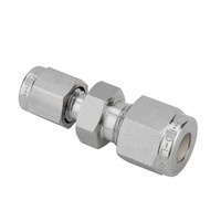Raccord de compression mâle en acier inoxydable 316 pour traversée de cloison, filetage ZG NPT, pour tube en acier inoxydable de 6 mm et 10 mm de diamètre extérieur
