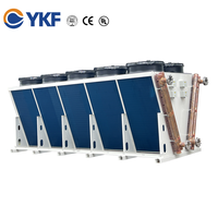YKF Dış Mekan Kuru Soğutma Kulesi Alüminyum Kanatlı Adyabatik Kuru Soğutucu 500Kw Büyük Ölçekli Endüstriyel Ekipmanlar için