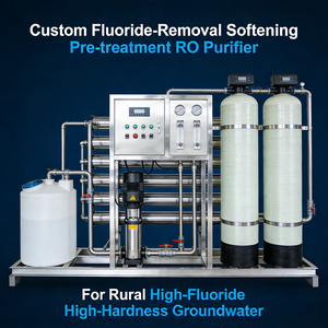 Equipo de Purificación de Agua por Ósmosis Inversa (RO) con Bomba PLC para Eliminación Integral de Contaminantes, 1000L/Hora - Product Image 2