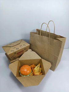 Caja de Papel para Hamburguesas Portátil con Recubrimiento UV y Logotipo Personalizado, para Papas Fritas - Product Image 5