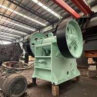 Concasseur à mâchoires PE400x600, contrôlé par PLC, moteur diesel, 60 T/H, taille d'alimentation 340 mm, pour l'extraction de minerai de fer et de béton