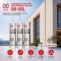 Scellant silicone neutre SR-50L, élastique, à faible module, pour aluminium, à récupération élastique