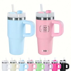 Vaso Térmico Infantil Personalizado de 14 oz, Taza de Viaje para Café, Acero Inoxidable de Grado Alimenticio, Vaso para Leche - Product Image 2