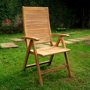Las Mejores Sillas Reclinables Modernas de Teca para Exteriores VRC 013 para Uso en Villas y Hoteles por Indonesia Furniture Factory - Duraderas y Asequibles - Product Image 1
