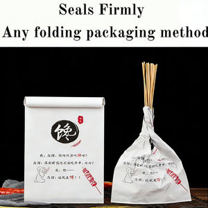 Sac en papier kraft isotherme personnalisé pour la livraison de repas à <span class=keywords><strong>emporter</strong></span>, sac d'emballage étanche et résistant à l'huile pour steak, idéal pour les restaurants et les barbecues - Product Image 5