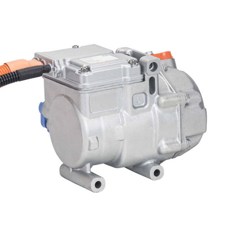 48V 14cc Electric Car AC Compressor New R407C Scroll Air Conditioner ...