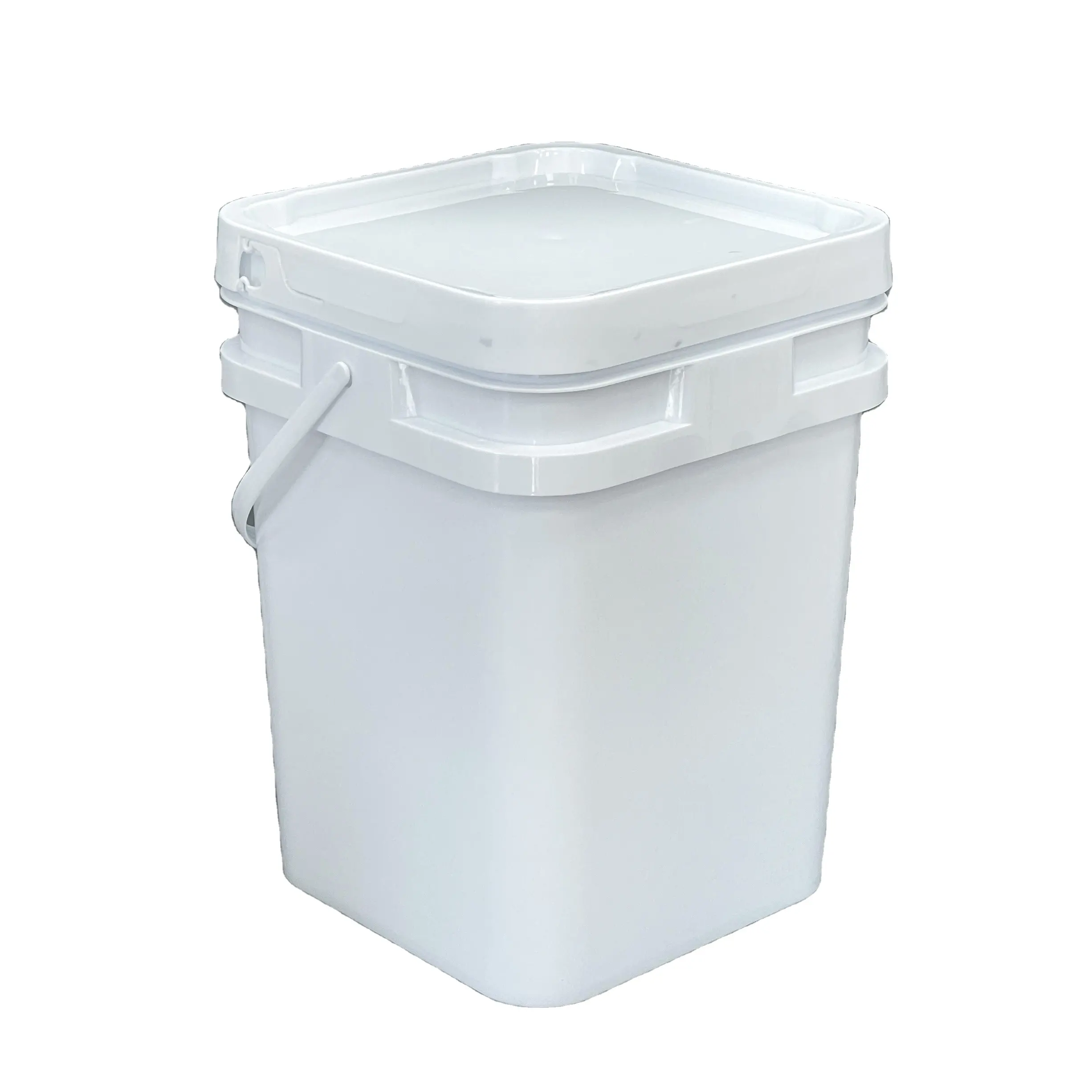 Custom Logo&Color Free Sample Various Size Plastic Bucket With Handle Square Plastic Pail