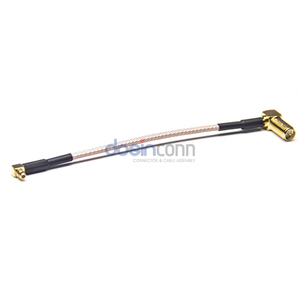 Cáp đồng trục RP SMA nữ-mmcx M90 Nam Góc nối adapter Pigtail rg178 rg316 - Product Image 6