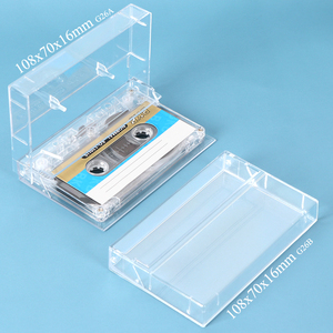 SUNSHING VHS étui de bibliothèque en plastique boîtier de cassette Audio disques CD DVD étuis de remplacement pour PS2 PS3 <span class=keywords><strong>PS4</strong></span> PS5 support de disque de jeu - Product Image 2