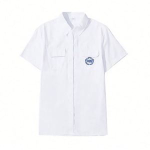 Design Girls' High School Preppy Style Student Outfit White Shirt Uniform Set Graduation Season Comfortable and Relaxed - Product Image 1