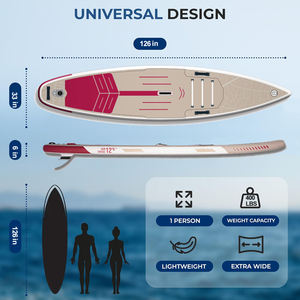 Planche à pagaie gonflable ultra-légère pour tous les niveaux de compétence avec accessoires de planche à pagaie SUP de qualité supérieure - Product Image 2
