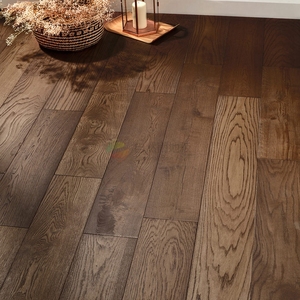 <span class=keywords><strong>Suelo</strong></span> de madera maciza de roble Natural, resistente al agua, color marrón oscuro - Product Image 2