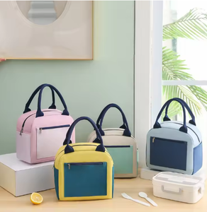 Sac isotherme pour aliments, sac à lunch thermique isolé avec fermeture éclair, boîte à lunch imperméable - Product Image 4
