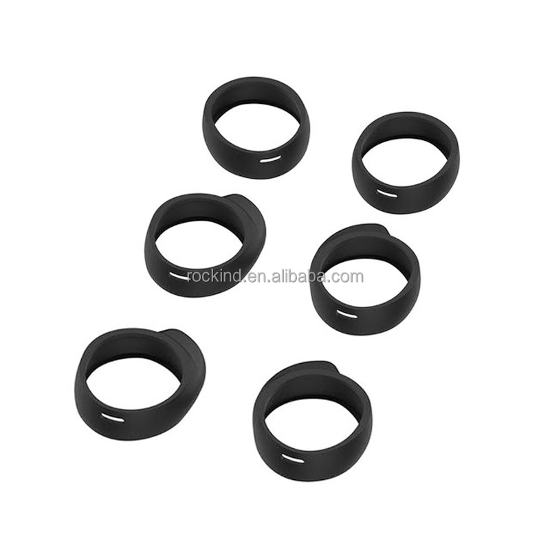 Noir (ailes d'oreille: 6 pcs/set)