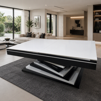 Table de billard de luxe Naipni 7ft 8ft 9ft avec plateau de salle à manger