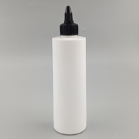 Botella Cilíndrica de Plástico HDPE de 250 ml (8 oz) para Champú, Acondicionador y Loción, Envase Cosmético Vacío con Bomba y Tapa, Suministro de Fábrica