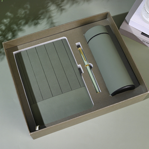 Venta al por mayor de cuaderno de lujo A5 promocional personalizado con bolígrafo Oficina Ejecutivo boda obsequios corporativos negocios regalos caja conjunto - Product Image 2