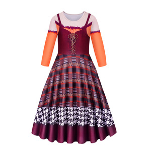 Disfraz de Princesa <span class=keywords><strong>Hocus</strong></span> <span class=keywords><strong>Pocus</strong></span> 2 para Niñas, Capa de Winifred, Sarah y Mary, Disfraz de Carnaval de Halloween para Niños - Product Image 6