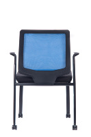 Chaise de visiteur de bureau empilable à dos de maille de jambe fixe en métal de Kabel de conception moderne pour la salle d'attente